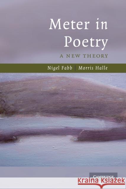 Meter in Poetry: A New Theory Fabb, Nigel 9780521713252 Cambridge University Press