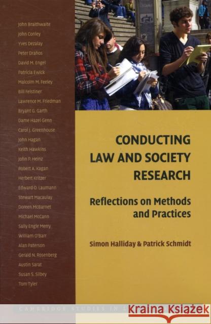 Conducting Law and Society Research: Reflections on Methods and Practice Halliday, Simon 9780521720427