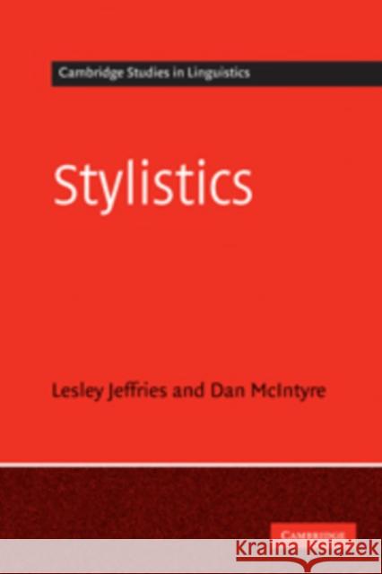 Stylistics Lesley Jeffries 9780521728690