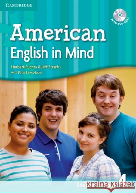 american english in mind level 4 student's book with dvd-rom  Puchta, Herbert 9780521733472
