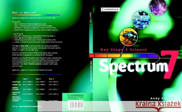 Spectrum Year 7 Class Book Andy Cooke, Jean Martin 9780521750042 Cambridge University Press