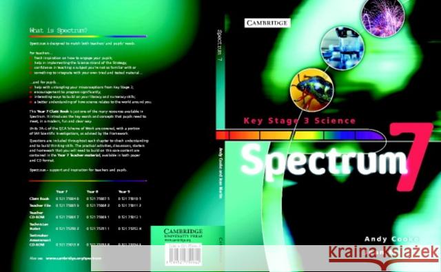 Spectrum Year 7 Class Book Andy Cooke, Jean Martin 9780521750042