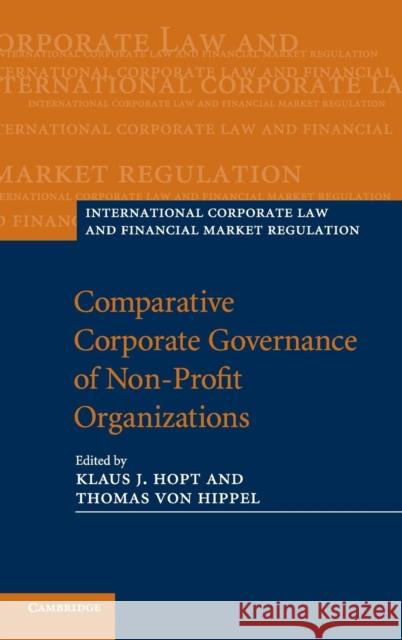 Comparative Corporate Governance of Non-Profit Organizations  9780521761840 CAMBRIDGE UNIVERSITY PRESS