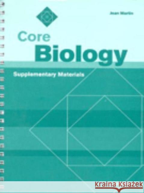 Core Biology Supplementary Materials Jean Martin 9780521778046 Cambridge University Press