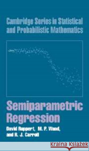 Semiparametric Regression D. Ruppert M. P. Wand R. J. Carroll 9780521780506 Cambridge University Press
