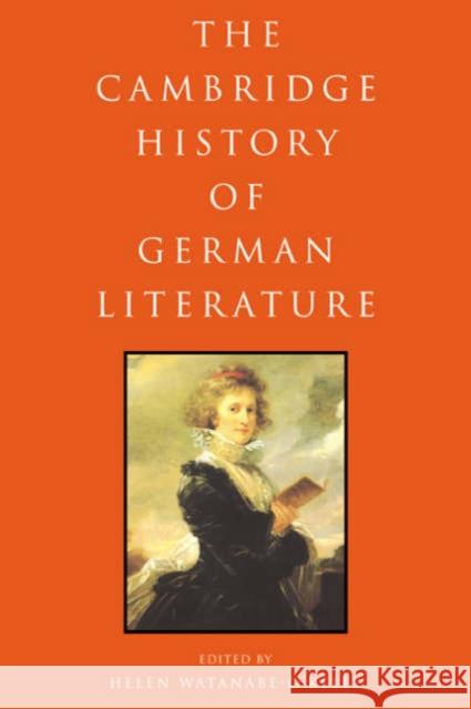 The Cambridge History of German Literature Helen Watanabe-O'kelly 9780521785730 Cambridge University Press