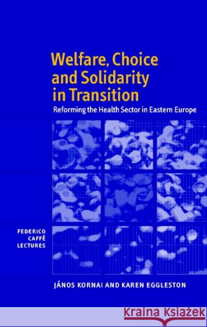 Welfare, Choice and Solidarity in Transition: Reforming the Health Sector in Eastern Europe Kornai, János 9780521790369 CAMBRIDGE UNIVERSITY PRESS