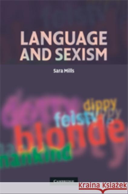 Language and Sexism Sara Mills 9780521807111 Cambridge University Press