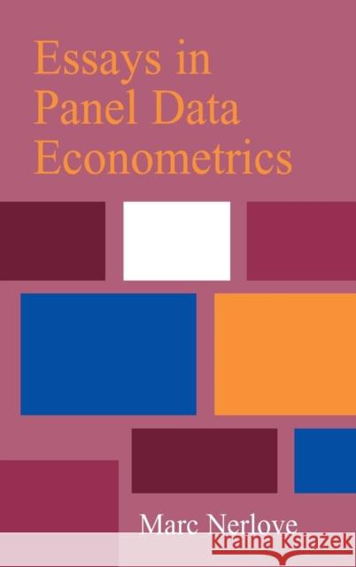 Essays in Panel Data Econometrics Marc Nerlove 9780521815345