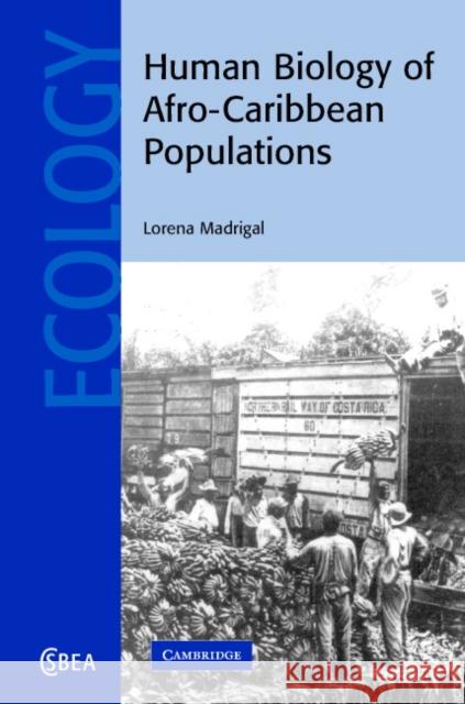 Human Biology of Afro-Caribbean Populations Lorena Madrigal 9780521819312 Cambridge University Press