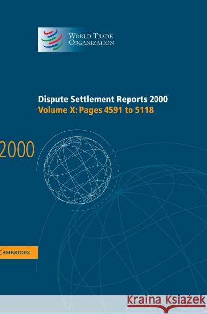 Dispute Settlement Reports 2000 World Trade Organization 9780521828567 Cambridge University Press