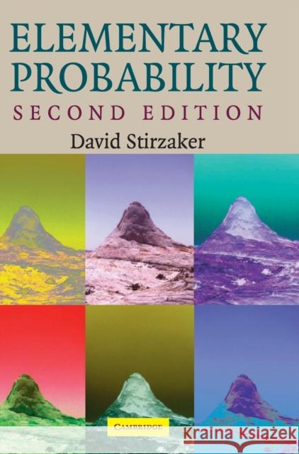 Elementary Probability David Stirzaker 9780521833448 Cambridge University Press