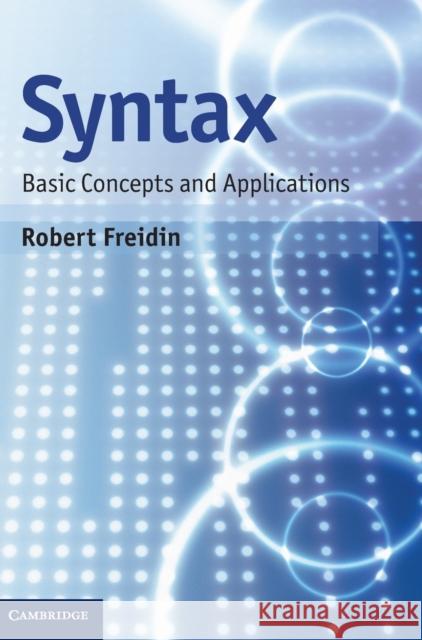 Syntax Freidin, Robert 9780521844277 Cambridge University Press