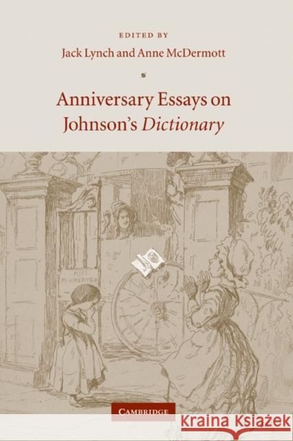 Anniversary Essays on Johnson's Dictionary Jack Lynch Anne McDermott 9780521848442 Cambridge University Press