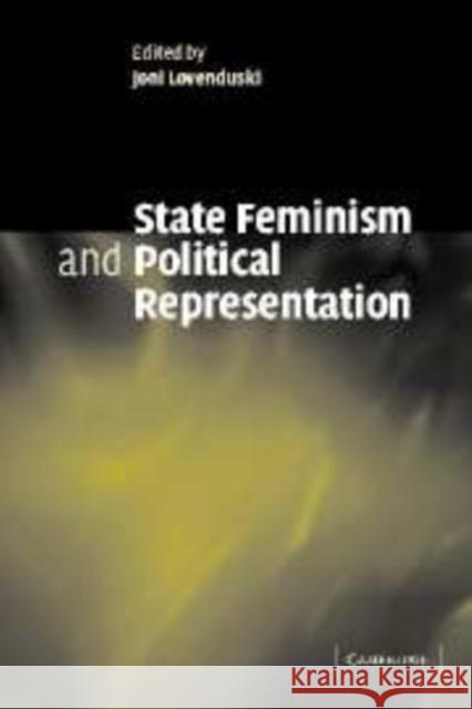 State Feminism and Political Representation Joni Lovenduski Claudie Baudino Marila Guadagnini 9780521852227