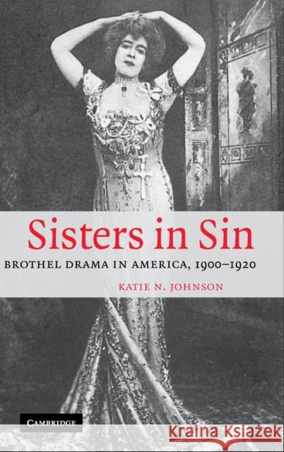Sisters in Sin: Brothel Drama in America, 1900-1920 Johnson, Katie N. 9780521855051 Cambridge University Press