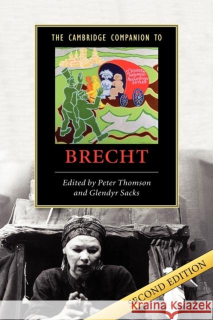 The Cambridge Companion to Brecht Peter Thomson Glendyr Sacks 9780521857093 Cambridge University Press