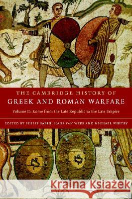 The Cambridge History of Greek and Roman Warfare 2 Volume Hardback Set Philip Sabin Hans Va Michael Whitby 9780521857796 Cambridge University Press