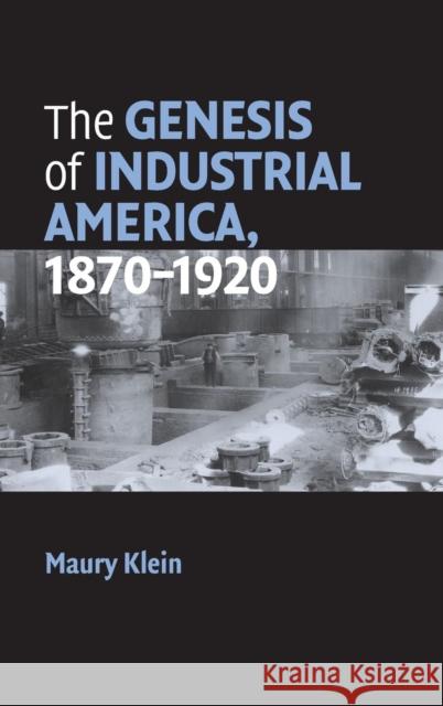 The Genesis of Industrial America, 1870-1920 Maury Klein 9780521859783 Cambridge University Press