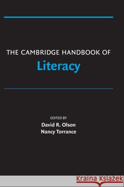 The Cambridge Handbook of Literacy Nancy Torrance David R. Olson 9780521862202 Cambridge University Press