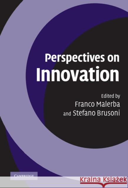 Perspectives on Innovation Franco Malerba Stefano Brusoni 9780521866644 Cambridge University Press