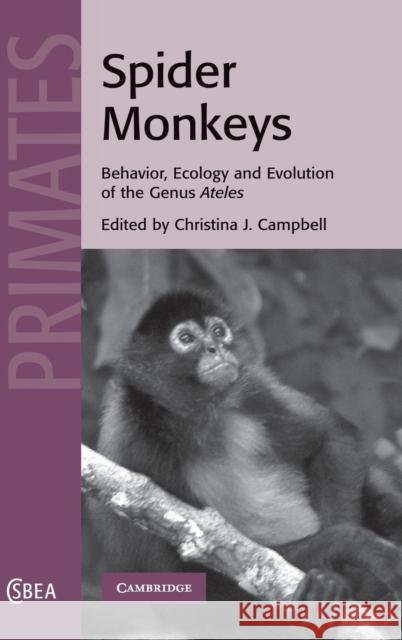 Spider Monkeys Campbell, Christina J. 9780521867504 Cambridge University Press