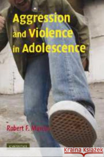 Aggression and Violence in Adolescence Robert Marcus 9780521868815 Cambridge University Press