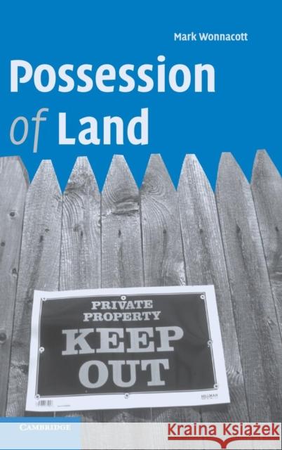 Possession of Land Mark Wonnacott 9780521868990 Cambridge University Press