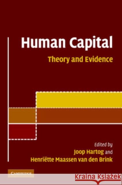 Human Capital: Advances in Theory and Evidence Hartog, Joop 9780521873161