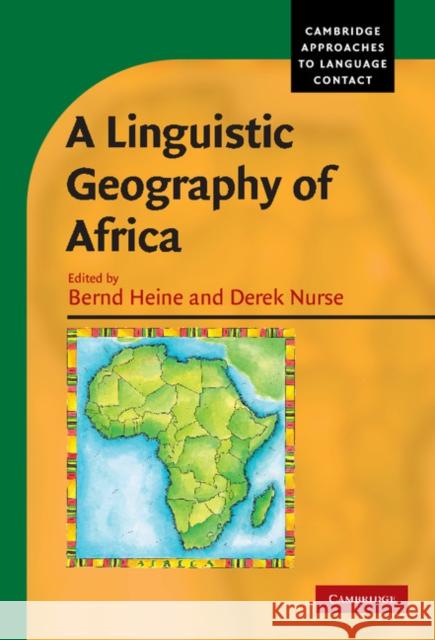 A Linguistic Geography of Africa Derek Nurse Derek Nurse 9780521876117