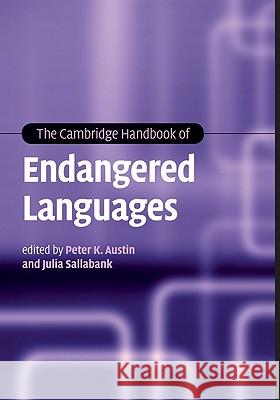The Cambridge Handbook of Endangered Languages   9780521882156 0