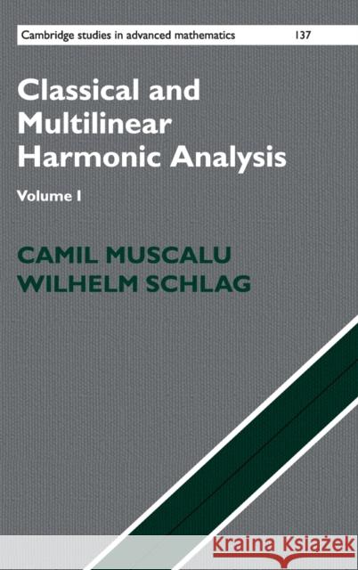 Classical and Multilinear Harmonic Analysis Camil Muscalu 9780521882453 CAMBRIDGE UNIVERSITY PRESS