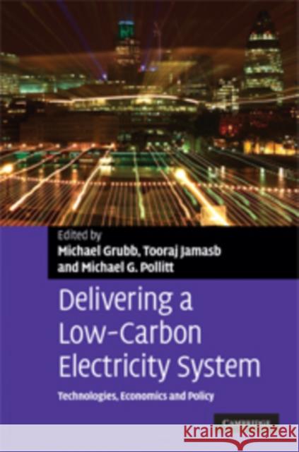 Delivering a Low-Carbon Electricity System: Technologies, Economics and Policy Grubb, Michael 9780521888844 Cambridge University Press