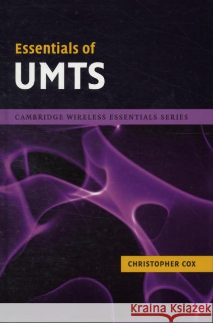 Essentials of Umts Cox, Christopher 9780521889315 0
