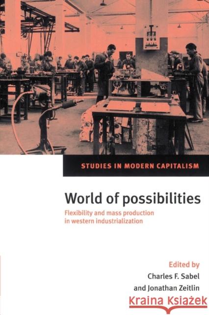 World of Possibilities: Flexibility and Mass Production in Western Industrialization Sabel, Charles F. 9780521894432 Cambridge University Press