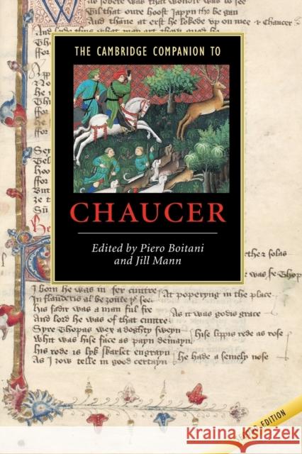 The Cambridge Companion to Chaucer Piero Boitani Jill Mann 9780521894678 Cambridge University Press