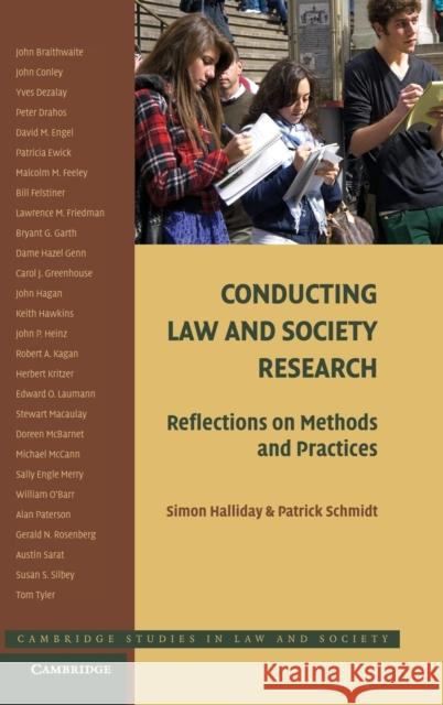 Conducting Law and Society Research: Reflections on Methods and Practices Halliday, Simon 9780521895910