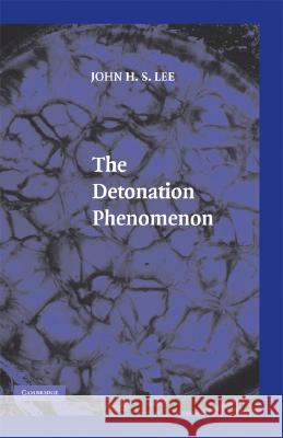 The Detonation Phenomenon John H. S. Lee 9780521897235 Cambridge University Press