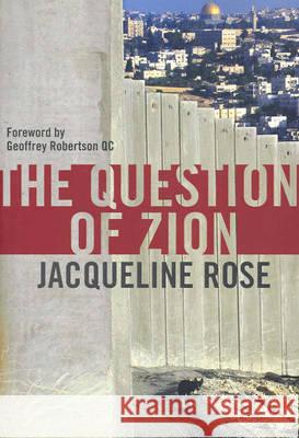 Question Of Zion Jacqueline Rose 9780522852196 Melbourne University