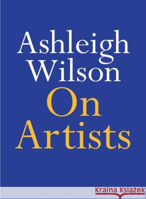 On Artists Ashleigh Wilson 9780522875256