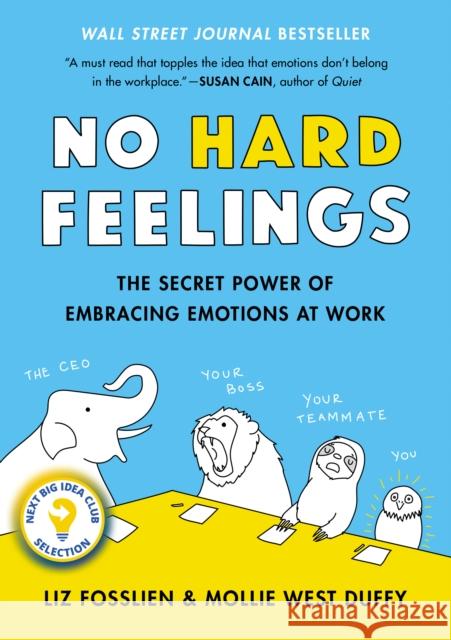 No Hard Feelings: The Secret Power of Embracing Emotions at Work Liz Fosslien Mollie Wes 9780525533832 Portfolio