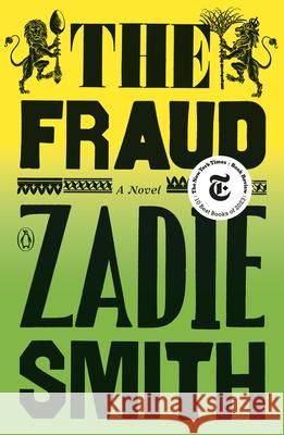 The Fraud Zadie Smith 9780525558989 Penguin Books