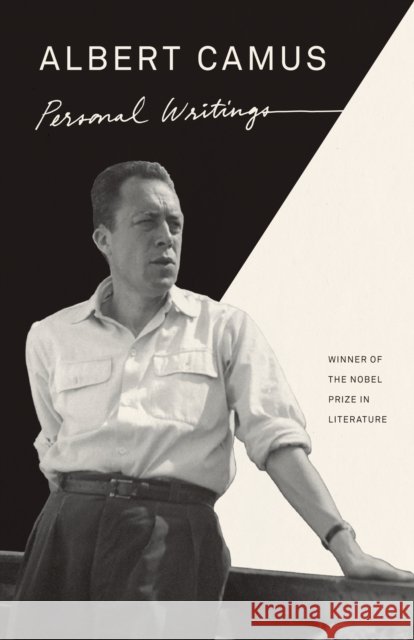 Personal Writings Camus, Albert 9780525567219 Vintage
