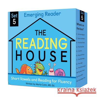 The Reading House Set 5: Short Vowels and Reading for Fluency Marla Conn 9780525571322