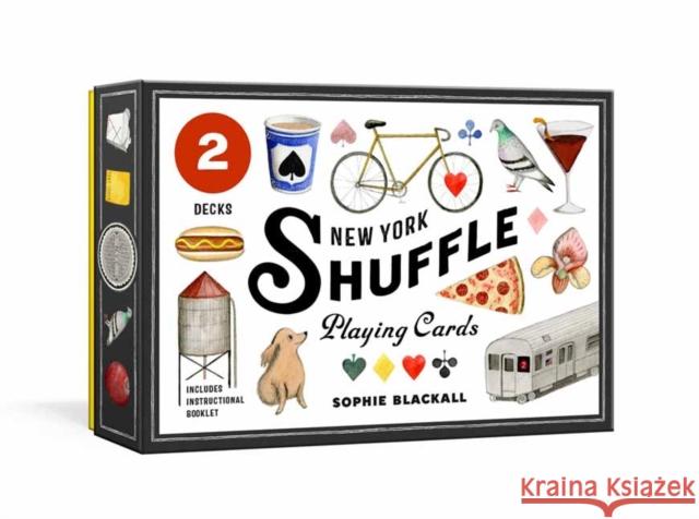 New York Shuffle Playing Cards: Two Standard Decks Sophie Blackall 9780525573685