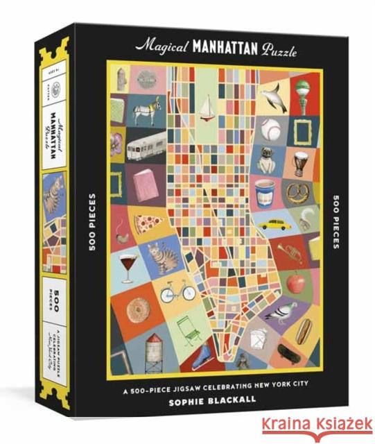 Magical Manhattan Puzzle: A 500-Piece Jigsaw Celebrating New York City: Jigsaw Puzzles for Adults and Kids Sophie Blackall 9780525573692 Clarkson Potter Publishers
