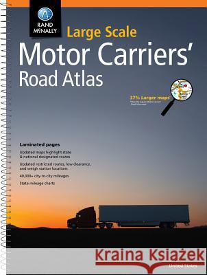 Rand McNally Large Scale Motor Carriers' Road Atlas Rand McNally 9780528013232 Rand McNally