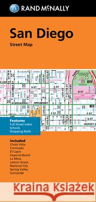 Rand McNally Folded Map: San Diego Street Map Rand McNally 9780528025082