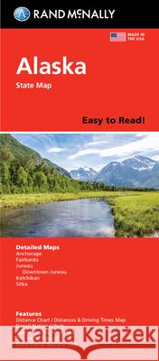 Rand McNally Easy to Read: Alaska State Map Rand McNally 9780528025426 Rand McNally