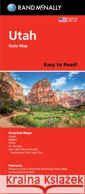 Rand McNally Easy to Read Folded Map: Utah State Map Rand McNally 9780528025440
